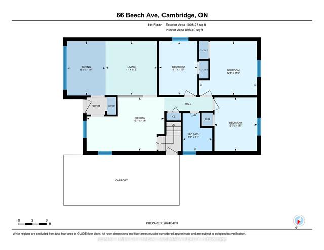 66 Beech Ave, House detached with 3 bedrooms, 1 bathrooms and 2 parking in Cambridge ON | Image 28
