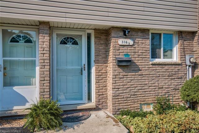 d - 316 Bluevale Street N, House attached with 2 bedrooms, 1 bathrooms and 1 parking in Waterloo ON | Image 3