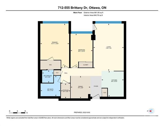 712 - 555 Brittany Drive, Condo with 2 bedrooms, 2 bathrooms and 1 parking in Ottawa ON | Image 22