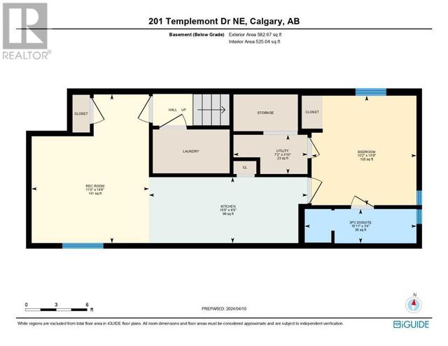 201 Templemont Drive Ne, House detached with 4 bedrooms, 2 bathrooms and 3 parking in Calgary AB | Image 49