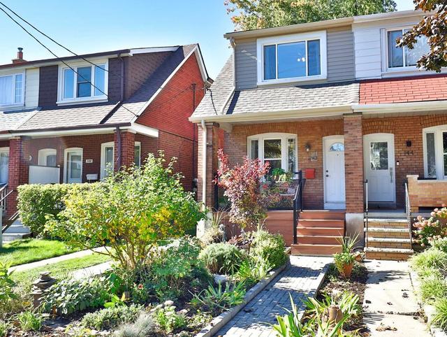 142 Dewhurst Blvd, House semidetached with 2 bedrooms, 1 bathrooms and 1 parking in Toronto ON | Image 1
