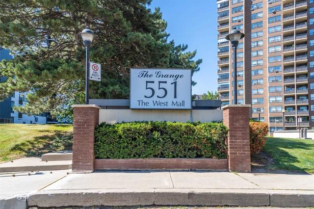 1511 - 551 The West Mall, Condo with 3 bedrooms, 2 bathrooms and 1 parking in Toronto ON | Card Image
