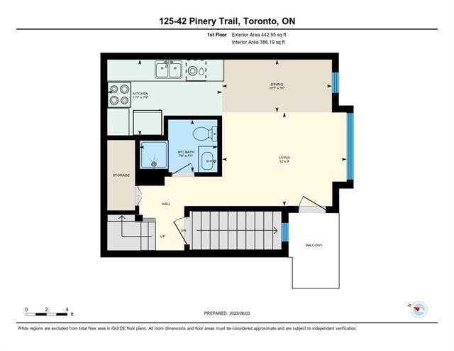 125 - 42 Pinery Trail, House attached with 3 bedrooms, 2 bathrooms and 1 parking in Toronto ON | Image 38