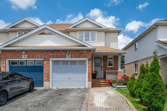28 Watercress Court, House semidetached with 3 bedrooms, 2 bathrooms and 4 parking in Kitchener ON | Image 2