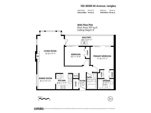 102 - 20350 54 Avenue, Condo with 2 bedrooms, 2 bathrooms and 2 parking in Langley BC | Image 32