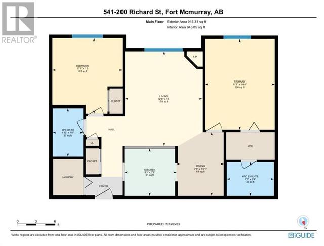 541, - 200 Richard Street, Condo with 2 bedrooms, 2 bathrooms and 2 parking in Wood Buffalo AB | Image 13