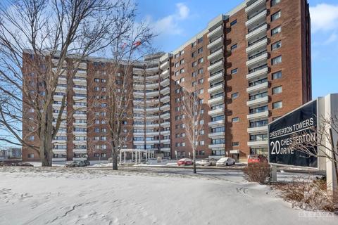 417 - 20 Chesterton Drive, Condo with 2 bedrooms, 1 bathrooms and 1 parking in Ottawa ON | Card Image