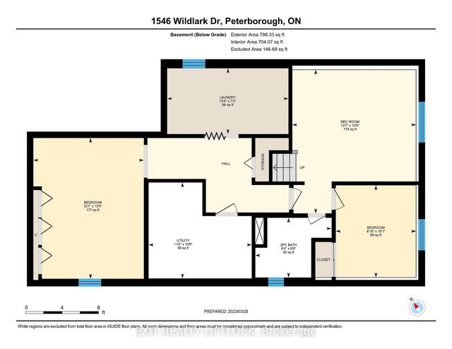 1546 Wildlark Dr N, House detached with 2 bedrooms, 2 bathrooms and 2 parking in Peterborough ON | Image 22