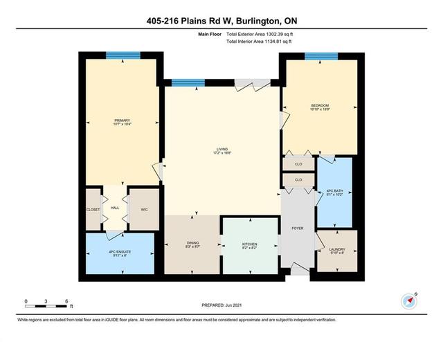 e405 - 216 Plains Road W, Condo with 2 bedrooms, 2 bathrooms and 2 parking in Burlington ON | Image 37