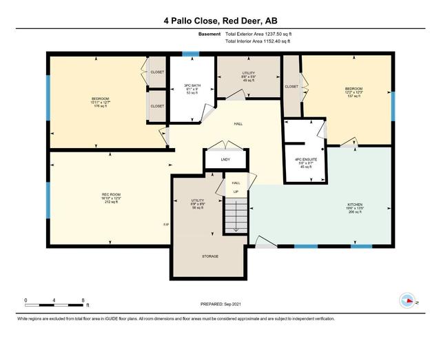 4 Pallo Close, House detached with 5 bedrooms, 4 bathrooms and 2 parking in Red Deer AB | Image 44