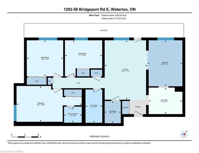 1202 - 58 Bridgeport Road E, House attached with 3 bedrooms, 1 bathrooms and 1 parking in Waterloo ON | Image 29