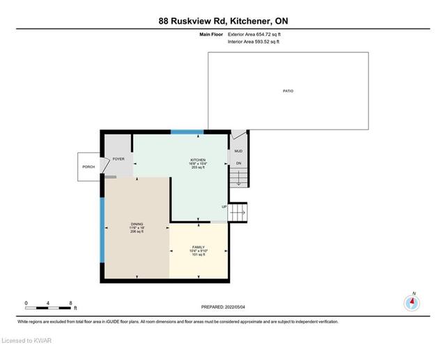 88 Ruskview Road, House detached with 5 bedrooms, 2 bathrooms and 5 parking in Kitchener ON | Image 47
