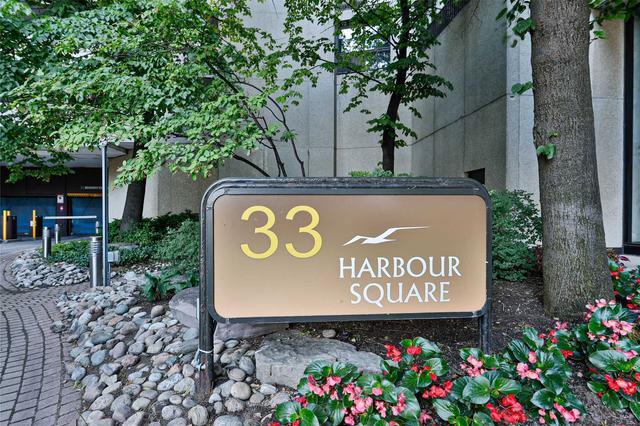 2435 - 33 Harbour Sq W, Condo with 1 bedrooms, 1 bathrooms and 1 parking in Toronto ON | Image 36