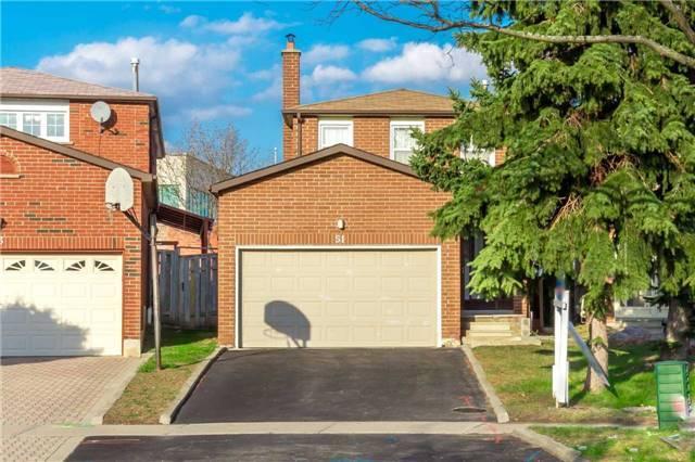 51 Brimstone Cres, House detached with 3 bedrooms, 4 bathrooms and 4 parking in Toronto ON | Image 1
