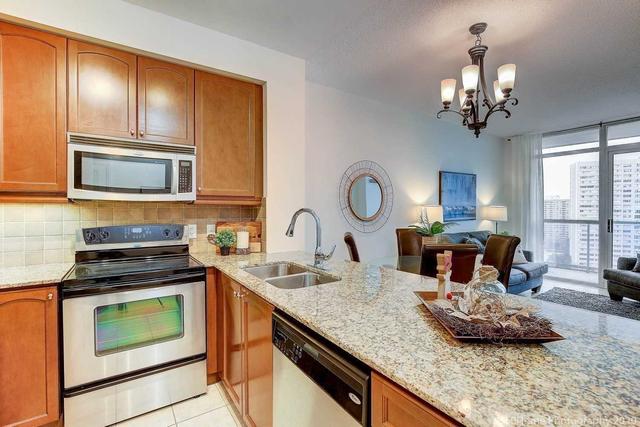 1305 - 80 Absolute Ave, Condo with 1 bedrooms, 2 bathrooms and 1 parking in Mississauga ON | Image 24