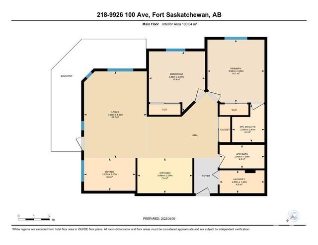 218 - 9926 100 Av, Condo with 2 bedrooms, 2 bathrooms and null parking in Fort Saskatchewan AB | Image 34