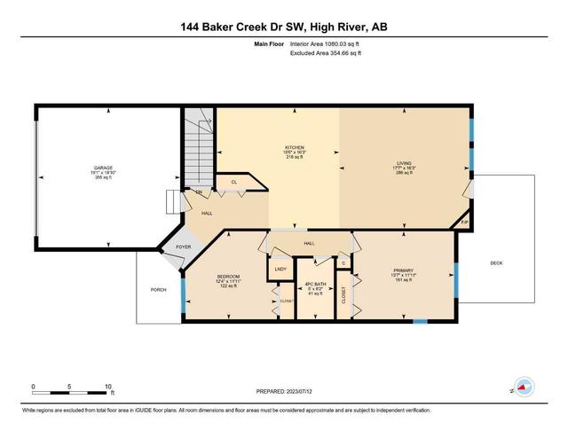 144 Baker Creek Drive Sw, Home with 4 bedrooms, 2 bathrooms and 4 parking in High River AB | Image 31