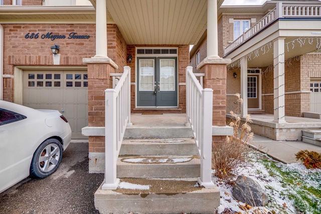686 Megson Terr, House semidetached with 3 bedrooms, 4 bathrooms and 2 parking in Milton ON | Image 23
