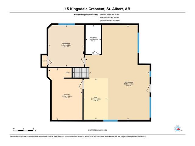 15 Kingsdale Cr, House detached with 4 bedrooms, 3 bathrooms and null parking in St. Albert AB | Image 52