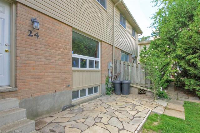 24 - 626 Wharncliffe Road S, House attached with 3 bedrooms, 1 bathrooms and 1 parking in London ON | Image 22