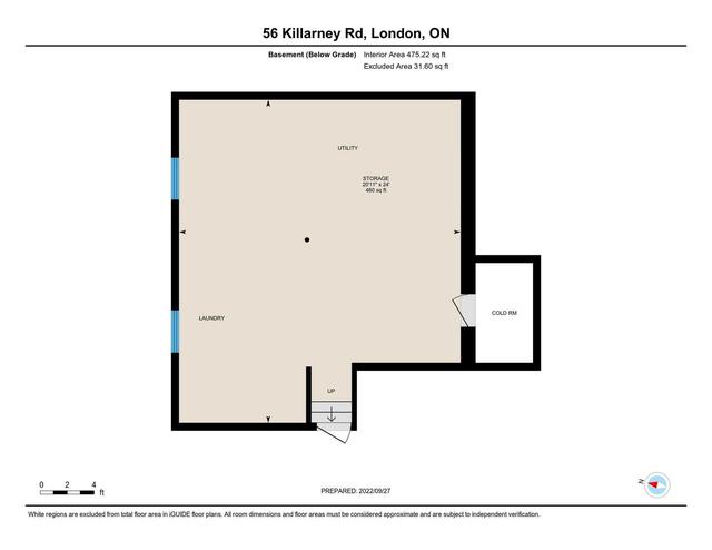 56 Killarney Rd, House detached with 3 bedrooms, 2 bathrooms and 2 parking in London ON | Image 35