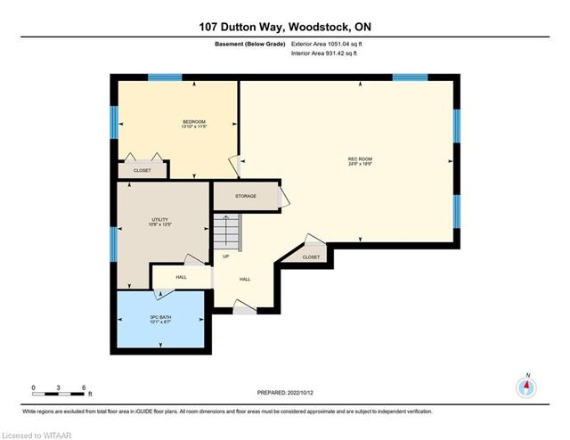 107 Dutton Way, House detached with 4 bedrooms, 3 bathrooms and 4 parking in Woodstock ON | Image 21