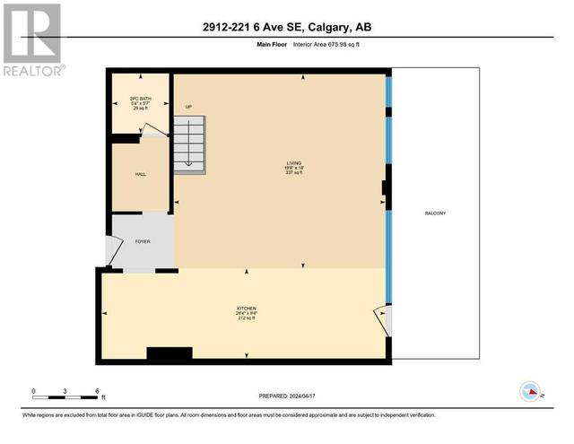 2912, - 221 6 Avenue Se, Condo with 2 bedrooms, 1 bathrooms and null parking in Calgary AB | Image 36