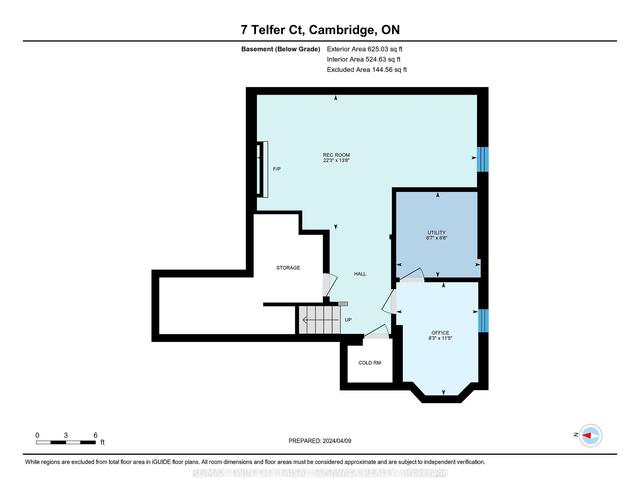 7 Telfer Crt, House detached with 3 bedrooms, 3 bathrooms and 6 parking in Cambridge ON | Image 28
