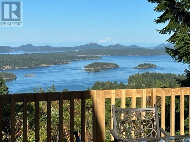 View from deck.  Mt. Baker to right and Active Pass to left. | Image 1