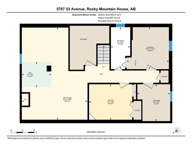 5707 53 Avenue, House detached with 3 bedrooms, 2 bathrooms and 2 parking in Rocky Mountain House AB | Image 24