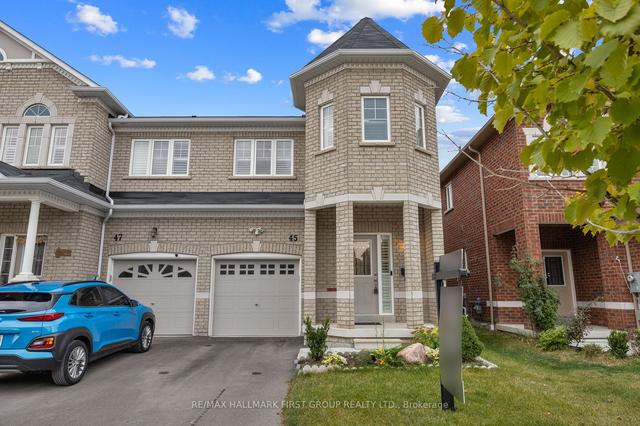 45 Jevons Dr, House attached with 3 bedrooms, 4 bathrooms and 3 parking in Ajax ON | Image 1