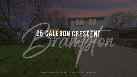 25 Caledon Cres, Brampton, ON, L6W1C6 | Card Image