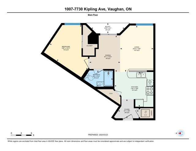 1007 - 7730 Kipling Ave, Condo with 1 bedrooms, 1 bathrooms and 2 parking in Vaughan ON | Image 21