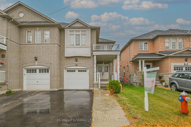 62 Amethyst Circ, House semidetached with 3 bedrooms, 4 bathrooms and 2 parking in Brampton ON | Image 1