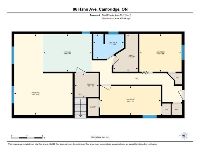 86 Hahn Ave, House detached with 3 bedrooms, 2 bathrooms and 3 parking in Cambridge ON | Image 30