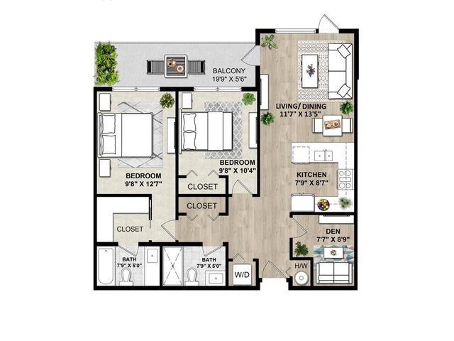 206 - 14858 60 Avenue, Condo with 2 bedrooms, 2 bathrooms and 1 parking in Surrey BC | Image 3