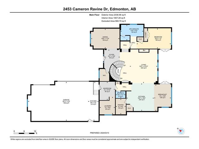 2453 Cameron Ravine Dr Nw, House detached with 6 bedrooms, 5 bathrooms and null parking in Edmonton AB | Image 65