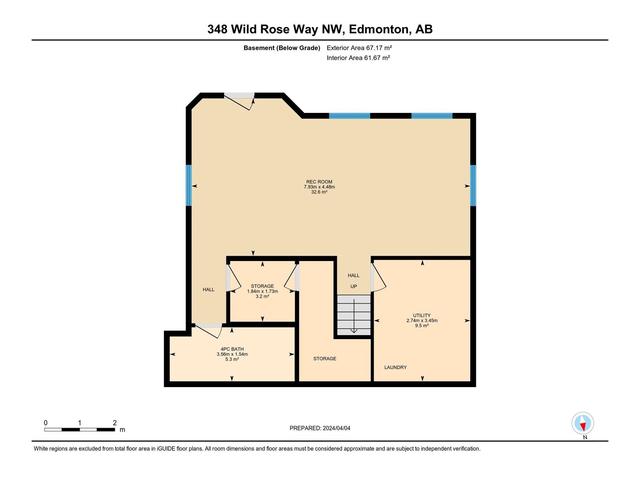 348 Wild Rose Wy Nw, House detached with 3 bedrooms, 3 bathrooms and null parking in Edmonton AB | Image 68