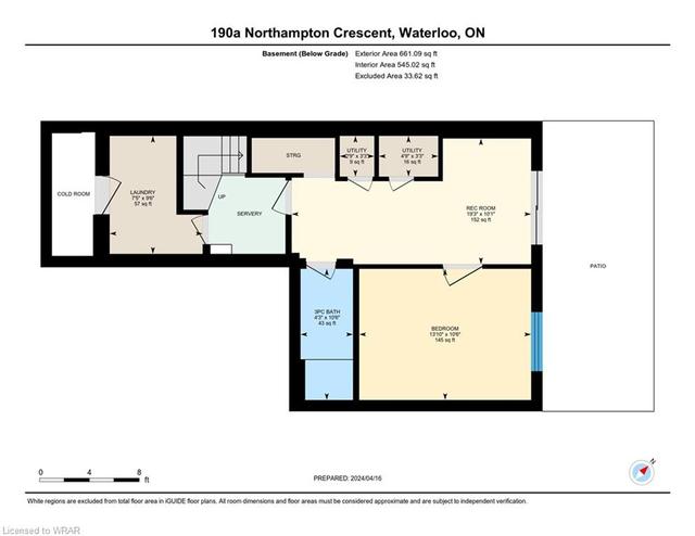 a - 190 Northampton Crescent, House semidetached with 4 bedrooms, 2 bathrooms and 3 parking in Waterloo ON | Image 43