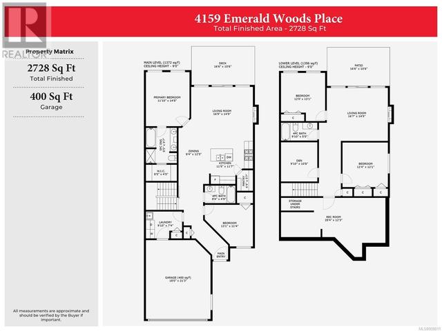 4159 Emerald Woods Pl, House attached with 4 bedrooms, 3 bathrooms and 4 parking in Nanaimo BC | Image 9