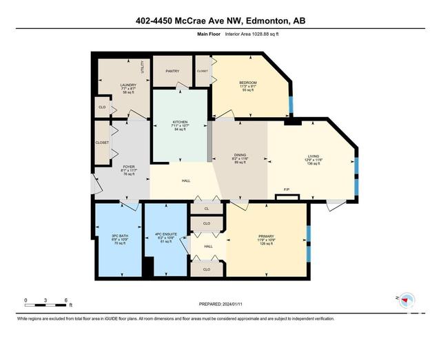 402 - 4450 Mccrae Av Nw, Condo with 2 bedrooms, 2 bathrooms and null parking in Edmonton AB | Image 33