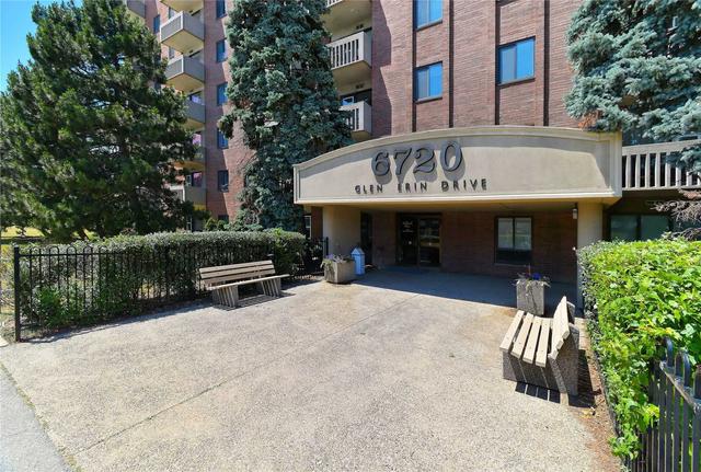 801 - 6720 Glen Erin Dr, Condo with 2 bedrooms, 1 bathrooms and 1 parking in Mississauga ON | Image 12