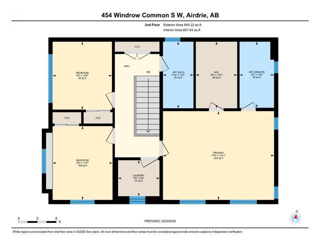 454 Windrow Common Sw, House detached with 3 bedrooms, 2 bathrooms and 4 parking in Airdrie AB | Image 43