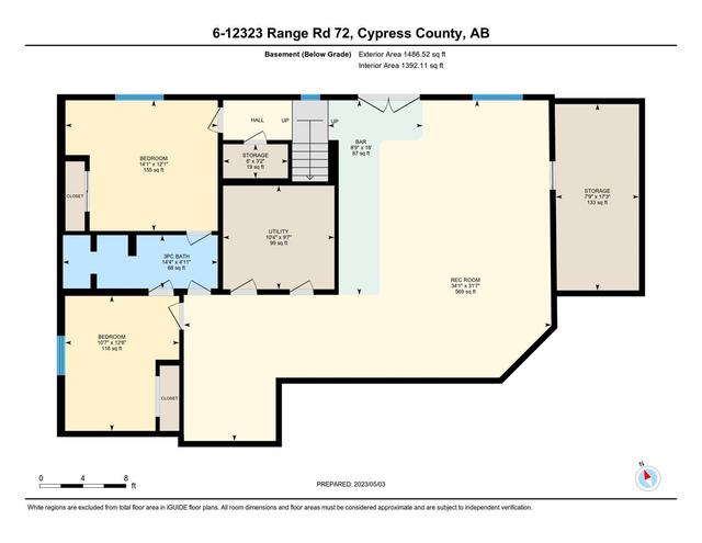 6 - 12323 Range Road 72, House detached with 5 bedrooms, 3 bathrooms and 8 parking in Cypress County AB | Image 37