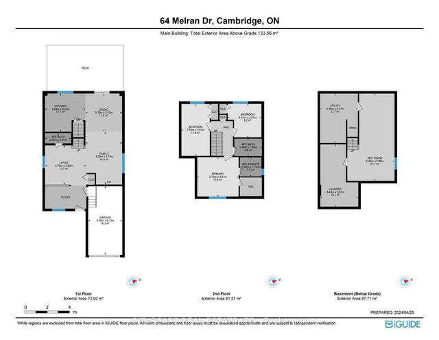64 Melran Dr, House detached with 3 bedrooms, 3 bathrooms and 3 parking in Cambridge ON | Image 30