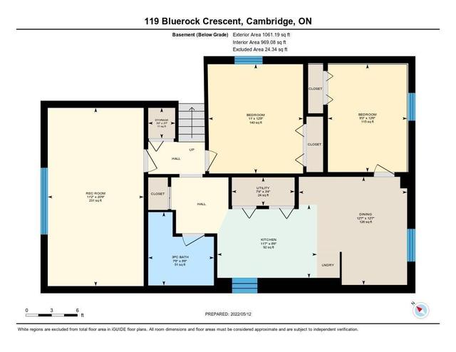 119 Bluerock Cres, House detached with 3 bedrooms, 3 bathrooms and 5 parking in Cambridge ON | Image 35