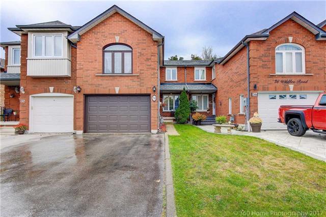 34 Wildfire Rd, House attached with 3 bedrooms, 4 bathrooms and 4 parking in Vaughan ON | Image 1