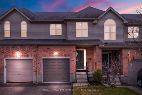 34 Brookfield Cres, House attached with 3 bedrooms, 4 bathrooms and 2 parking in Kitchener ON | Card Image