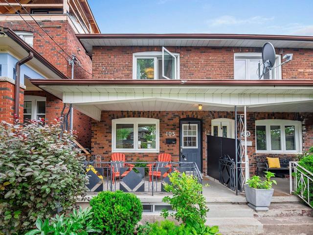 105 Winnett Ave, House semidetached with 3 bedrooms, 2 bathrooms and 1 parking in Toronto ON | Card Image