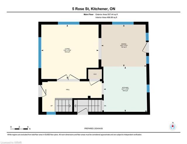 5 Rose Street, House detached with 3 bedrooms, 2 bathrooms and 2 parking in Kitchener ON | Image 20